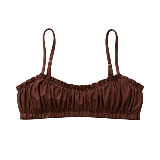 THE DRAPPED BROWN TOP